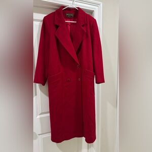 Red Wool Coat